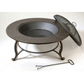 Steel Fire Bowl w/ Lid